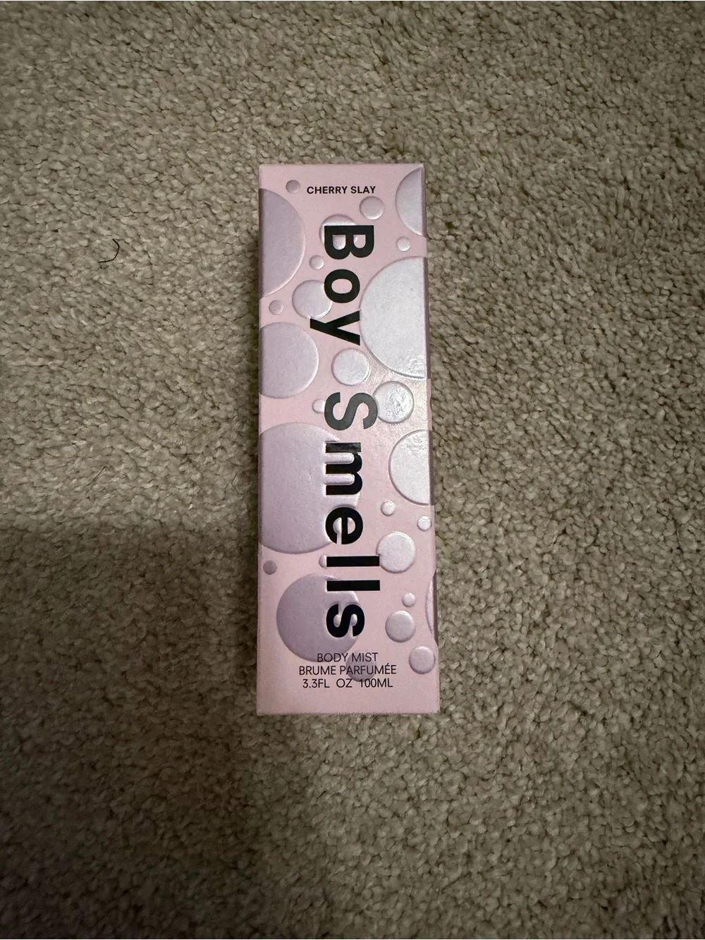 Cherry Slay Boy Smells Shimmering Body Mist - Pink & Peach